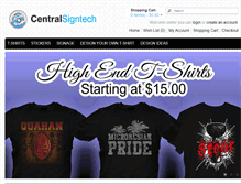 Tablet Screenshot of centralsigntech.com